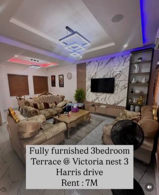 Fully Furnished 3 Bed in a Serene Band a Estate, Lekki, Vgc, Lekki, Lagos, House for Rent