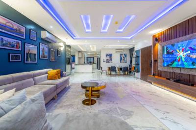 Lovely Three(3) Bedroom Apartment with Ps5 at Oniru, Vi, Located Close The The Landmark Beach, Oniru, Victoria Island (vi), Lagos, Flat / Apartment Short Let