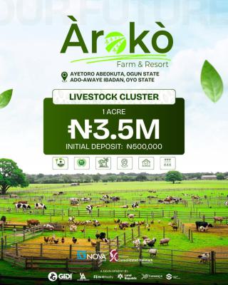 Livestock Cluster, Livestock Cluster Situated @ Aiyetoro Abeokuta, Abeokuta North, Ogun, Commercial Land for Sale
