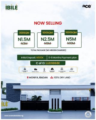 Ibile Residential Estate, Plots with C of O, Moniya, Ibadan, Oyo, Residential Land for Sale