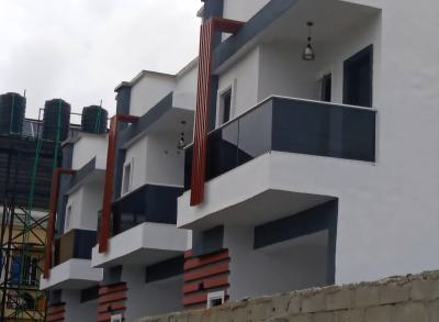 a New and Well Finished 3bedroom Smart Home Terrace Duplex with Bq, Beechwood Estate Off Lakuwe Golf, Lakowe, Ibeju Lekki, Lagos, Terraced Duplex for Sale