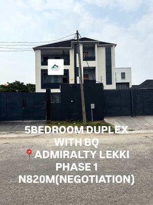 5bedroom Duplex with Bq, Lekki Phase 1, Lekki, Lagos, House for Sale