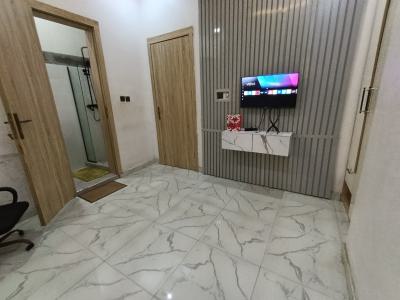 a Partly Furnished Studio Apartment with Main  Kitchen and Personal P, Ikota Gra Via Mega Chicken, Lekki, Lagos, Self Contain (single Rooms) for Rent