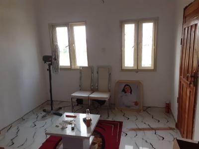 Spacious Mini Flat( Upstairs, Ogombo Road, Ogombo, Ajah, Lagos, Mini Flat (room and Parlour) for Rent