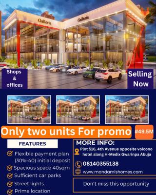 Shop/office Space, 4th Avenue, Along H-medix Road Opp. Volcano Hotel, Gwarinpa, Abuja, Plaza / Complex / Mall for Sale