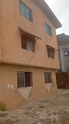 6units of 3bedroom Flat+a Roomself+1shop, Abesan, Ipaja, Lagos, Block of Flats for Sale