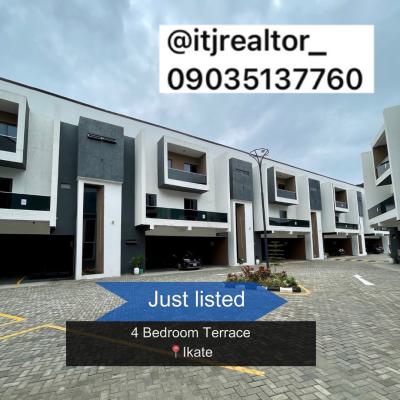 Stunning 4 Bedroom Terrace Duplex with Swimming Pool and Bq, Ikate, Ikate, Lekki, Lagos, Terraced Duplex for Sale