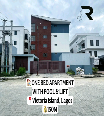 One Bedroom Apartment with a Pool & Gym  Victoria Island, Lagos.  Fe, Victoria Island (vi), Lagos, Flat / Apartment for Sale
