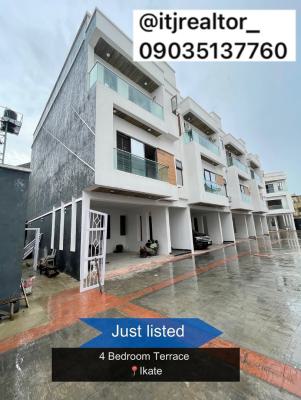 Stunning 4 Bedroom Terrace Duplex with Bq, Ikate, Ikate, Lekki, Lagos, Terraced Duplex for Sale