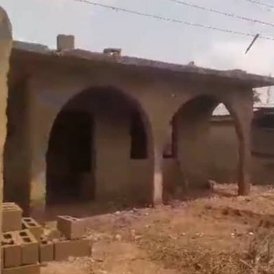 Uncompleted Bungalow on Half Plot at Ifo Ogun State, Abule Ogun Opposite Jehovah Witness., Ifo, Ogun, Detached Bungalow for Sale