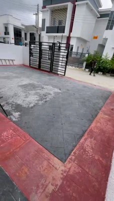 Stunning 4-bedroom Semi-detached Duplex with Bq, Lekki Palm City, Lekki, Lagos, Semi-detached Duplex for Sale