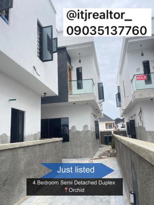 Lovely 4 Bedroom Semi Detached Duplex with Bq, Orchid, Lekki, Lagos, Semi-detached Duplex for Sale