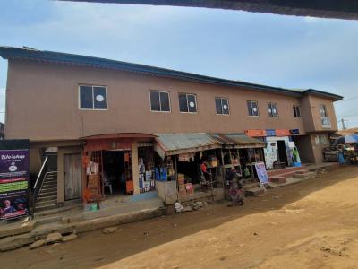 Shopping Complex, 8 Shops Grand Floor, Hall in First Floor 2 Toilets, Ibafo, Ogun, Plaza / Complex / Mall for Sale