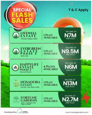 Plots of Mixed-use Land, Livewell Estate, Otoolu, Ibeju Lekki, Lagos, Mixed-use Land for Sale