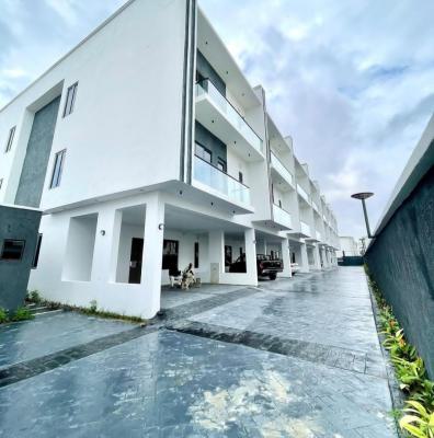 Luxury Serviced 4 Bedroom Terrace with a Room Bq, Ikate Elegushi, Lekki, Lagos, Terraced Duplex for Sale