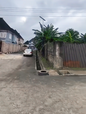 Beautiful 1 Plot Cornerpiece in a Secure Estate, Eliozu-eneka Link Road, Port Harcourt, Rivers, Residential Land for Sale