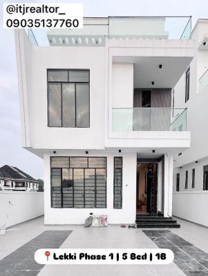 Stunning 5 Bedroom Detached Duplex with Pool,cinema,, Lekki Phase 1, Lekki Phase 1, Lekki, Lagos, Detached Bungalow for Sale