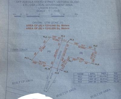 2424 Square Meters Land Available for Jv, Off Adeola Odaku, Victoria Island (vi), Lagos, Land Joint Venture
