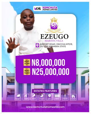 Affordable Plots of Mixed-use Land, Ezeugo Magestic Villa, Airport Road, Anambra, Anambra, Mixed-use Land for Sale
