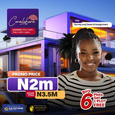 Affordable Plots of Mixed-use Land, Coralshore, Okun-iseki, Ibeju Lekki, Lagos, Mixed-use Land for Sale