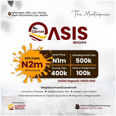 Garnet Oasis, Ibadan, Oyo, Mixed-use Land for Sale