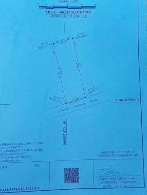 a 600sqm of Land Available for Jv in Strategic Location, General Paint Bus Stop, Ajah, Lagos, Residential Land Joint Venture