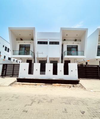 Contemporary 4 Bed Semi-detached Duplex with Bq, 2nd Toll Gate, Lekki, Lagos, Semi-detached Duplex for Sale