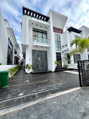 Fully Furnished 5 Bedrooms Self Compound Detached Duplex with Pool, Chevron, Lekki, Lagos, Detached Duplex for Rent