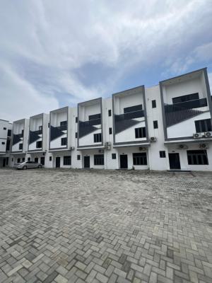 Fully Serviced Four (4) Bedroom Terraced Duplex with a Room Bq, Atlantic View Estate, New Road, Lekki, Lagos, Lekki, Lagos, Terraced Duplex for Rent