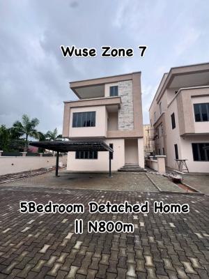 5bedroom Fully Detached Duplex with a Complementary a Room En-suite Wi, Zone 7, Wuse, Abuja, Detached Duplex for Sale