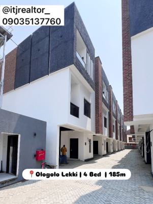 Loveky 4 Bedroom Terrace Duplex with Bq, Ologolo, Ologolo, Lekki, Lagos, Terraced Duplex for Sale