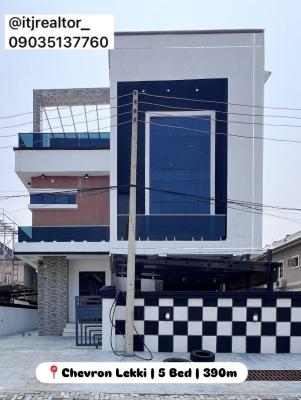 Contemporary 5 Bedroom Detached Duplex with Bq, Chevron, Lekki, Lagos, Detached Duplex for Sale