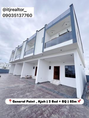 Lovely 3 Bedroom Terrace Duplex with Bq, Ajah, Ajah, Lagos, Terraced Duplex for Sale
