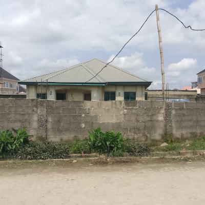 a Bungalow House Seating on 2 Plots of Land, Ajah, Lagos, Detached Bungalow for Sale