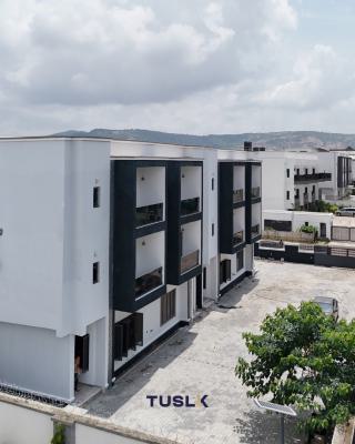 Exquisite 4 Bedroom Terrace + Bq, Jahi, Abuja, Terraced Duplex for Sale