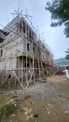 4 Bedroom Twin Duplex Carcass Life Camp, Life Camp Before Stella Marris College Tarred Road, Life Camp, Abuja, Semi-detached Duplex for Sale