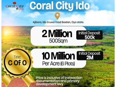 Prime Estate Land for Land Banking, Coral City Estate, Ibadan, Oyo, Land for Sale