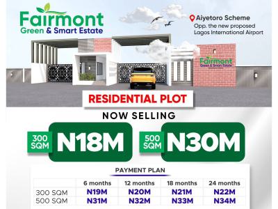 Premium Estate Lands in a Prime Location, Fairmont Green and Smart Estate, Ibeju Lekki, Lagos, Mixed-use Land for Sale