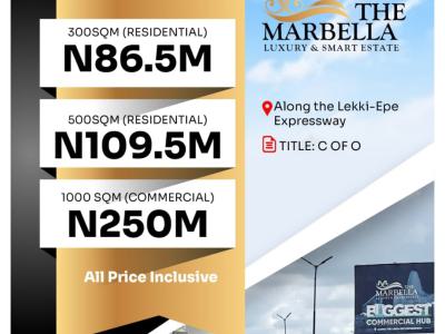 Luxury and Smart Estate, Marbella Smart and Luxury Estate, Ibeju Lekki, Lagos, Mixed-use Land for Sale