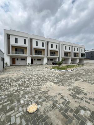 Contemporary 4 Bedroom Terraced  Duplex with Bq in a Serene Environmen, Great Value Home with Detailed Tasteful Finishing, Ikate, Lekki, Lagos, Terraced Duplex for Sale