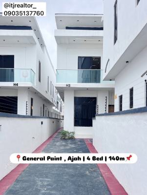 Lovely 4 Bedroom Semi Detached Duplex with Bq, Ajah, Ajah, Lagos, Semi-detached Duplex for Sale