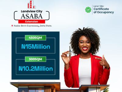 Fast Developing Estate in a Prime Location, Landview City Estate Extension, Asaba, Delta, Land for Sale