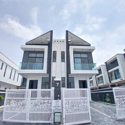 Neatly Built 4 Bedroom Semi-detached Duplex with Bq, Ikota, Lekki, Lagos, Semi-detached Duplex for Sale