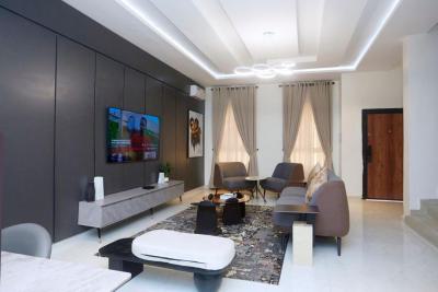 Luxury 3bedroom Maisonette, Meadow Hall Ikate, Lekki, Lagos, Terraced Bungalow Short Let