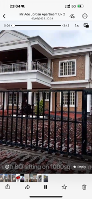 Standard and Spacious 6bedroom House with Two Rooms Bq, Amen Estate , Off Lekki Epe Express Road, Ibeju Lekki, Lagos, Detached Duplex for Sale