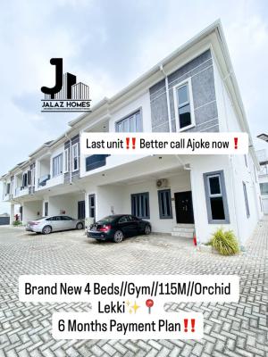 Brand New 4 Bedroom Terraced Duplex Home, Lekki, Lagos, House for Sale