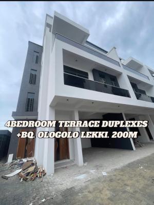 *newly Built  4bedroom Terrace Duplex with Bq, Ologolo,lekki, Ologolo, Lekki, Lagos, Terraced Duplex for Sale