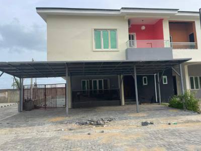 Luxury 3 Bedroom with a Bq Terrace Duplex, 24hrs Electricity, Lekki Garden Estate, Lekki, Lagos, Terraced Duplex for Rent