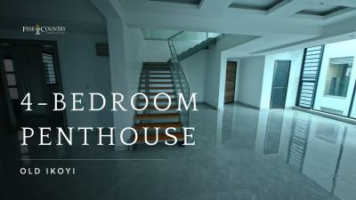 4 Bedroom Penthouse Mansionette, Old Ikoyi, Ikoyi, Lagos, House for Rent