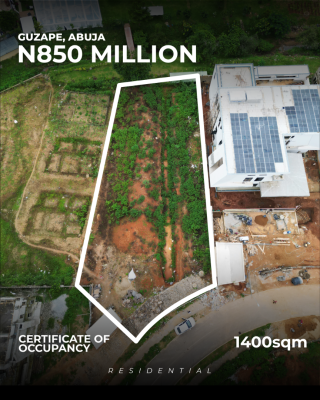 Premium Residential Plot Availabilities, Guzape District, Abuja, Residential Land for Sale